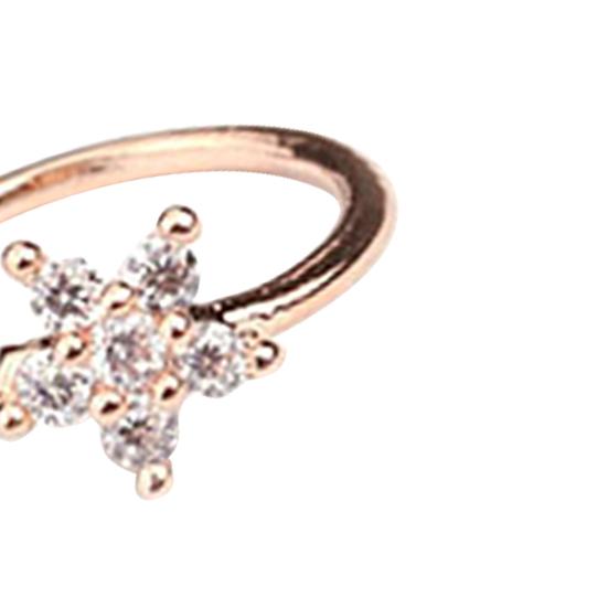 Exquisite Nose Piercing All-match Copper Creative Cartilage Tragus Nose Ring for Women