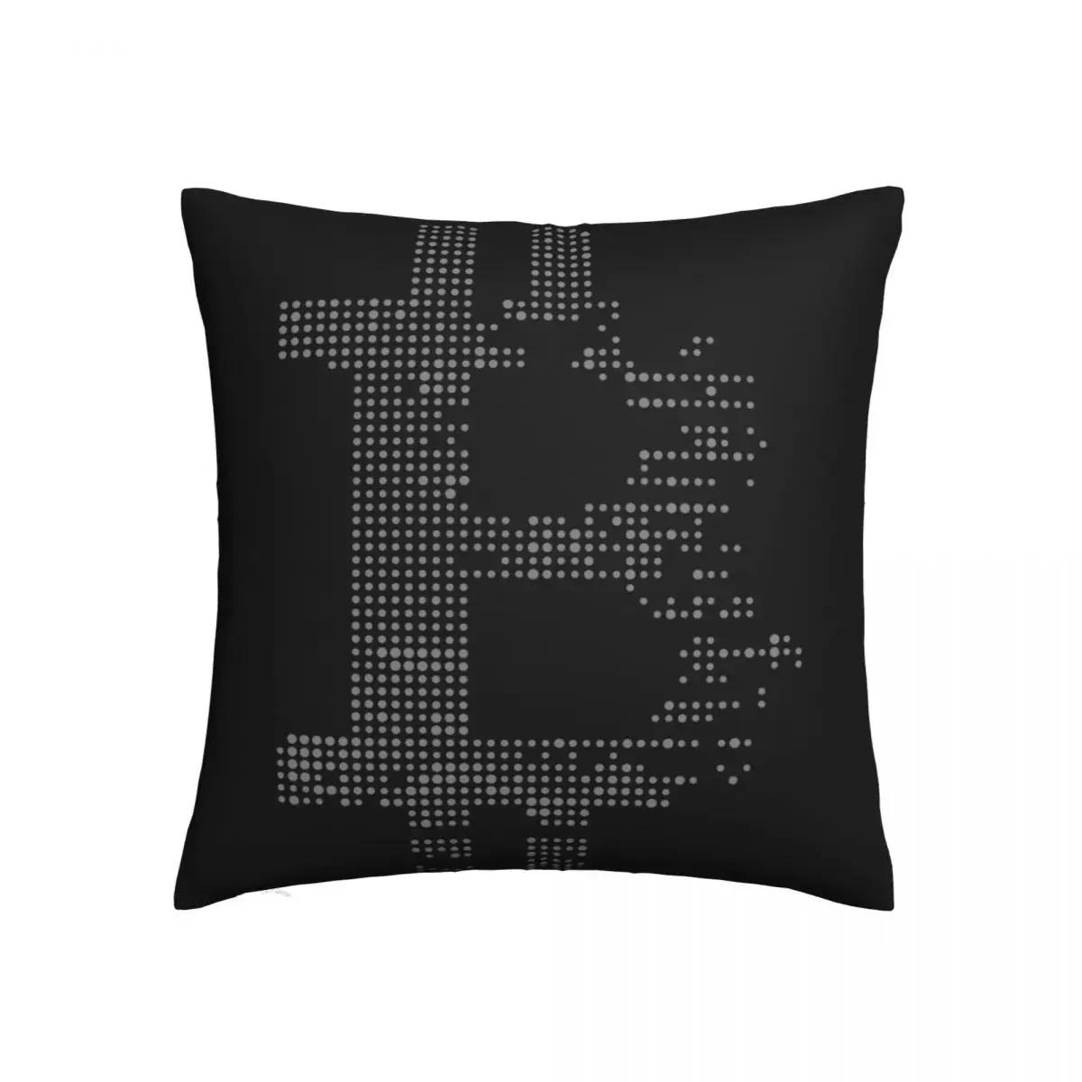 

Наволочка для подушки с криптовалютой Биткоин, принт, полиэстер, наволочка для подушки, украшения, наволочка для диванной подушки, наволочка, дом, квадратная X 66x66cm