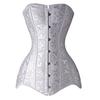 Extended steel bone court corset