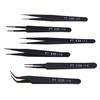 6Pcs Anti-Static Esd Tweezers Repair Tool Precision Curved Straight Tweezers