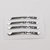 4pcs Car Wheel Hub Edge Sticker Auto Emblem Decoration For Mercedes Benz AMG W204 W205 W203 W211 W212 W213 W201 W210 W124 W221 FZ9