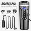 Car Heating Cup Stainless Steel Universal LCD Intelligent Temperature Display 500ml 12‑24V