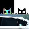 LYKX Universal Surprise Cat Peeking Car Sticker Funny Vinyl Decal Styling Decoration Accessories
