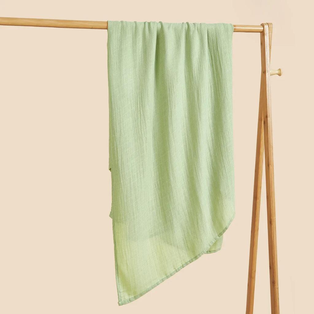 Baby Swaddle Bamboo Cotton Blanket Wrap Gauze Feeding Scraf Burp Cloths Bath Towel Baby Swaddle Small Size Solid Color BabyStuff