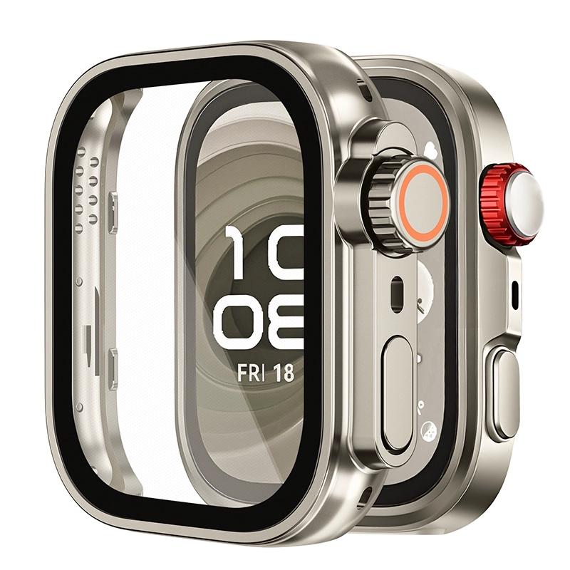 Cover For Huawei watch Fit 4 Pro Screen Protector Bumper Frame Tempered Glass+PC Change To Ultra Case For huawei watch fit 3 4