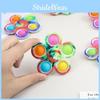 Stressrelief Spinner With Silicone Bubbles For Kids And Office Use Desk