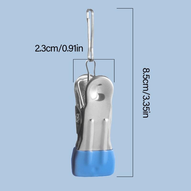 10 Pieces No Marking Laundry Pegs Durable Plastic Clothes Pegs Drying Clamps For Balcony Bathroom