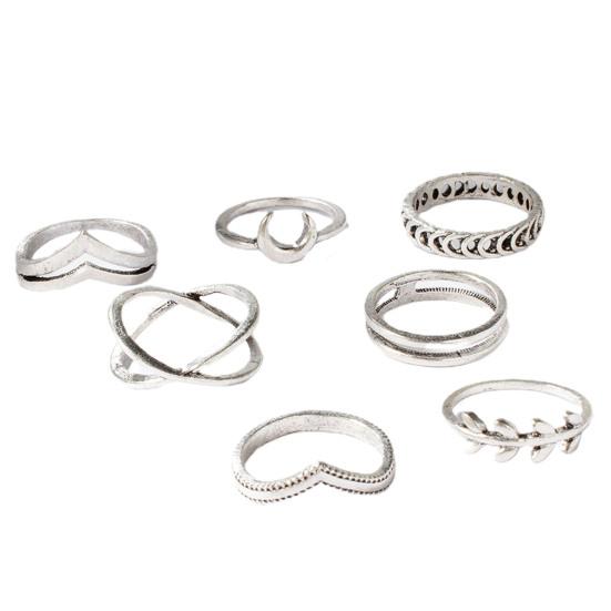 

Комплект колец Smooth Moon Retro