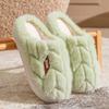 Stepping On Shit Cotton Slippers Autumn and Winter Wear 2025 Autumn and Winter New Thick-bottomed Warm and Non-slip Plush Mop