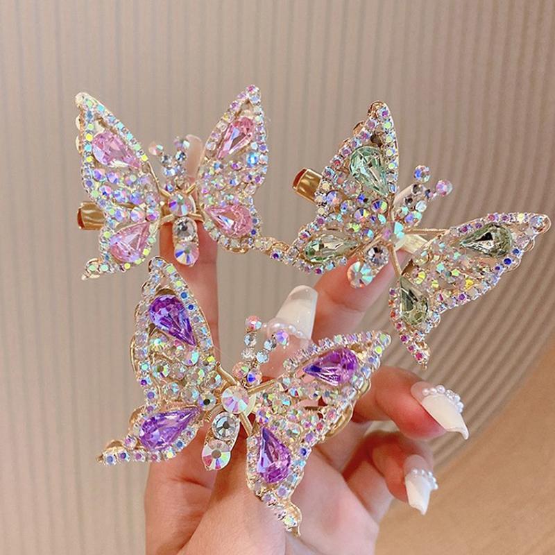 Move Butterfly Hairpin Hair Clip Girl Shaking Swing Top Hair Clips Bangs Clip Barrettes Hair Accessories