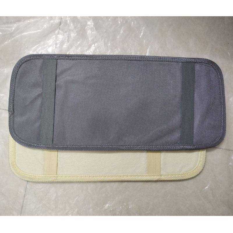 Auto Car Sun Visor Non-woven Organizer Storage Bag Card Clip Holder Multifunctional CD Stowing Tidying