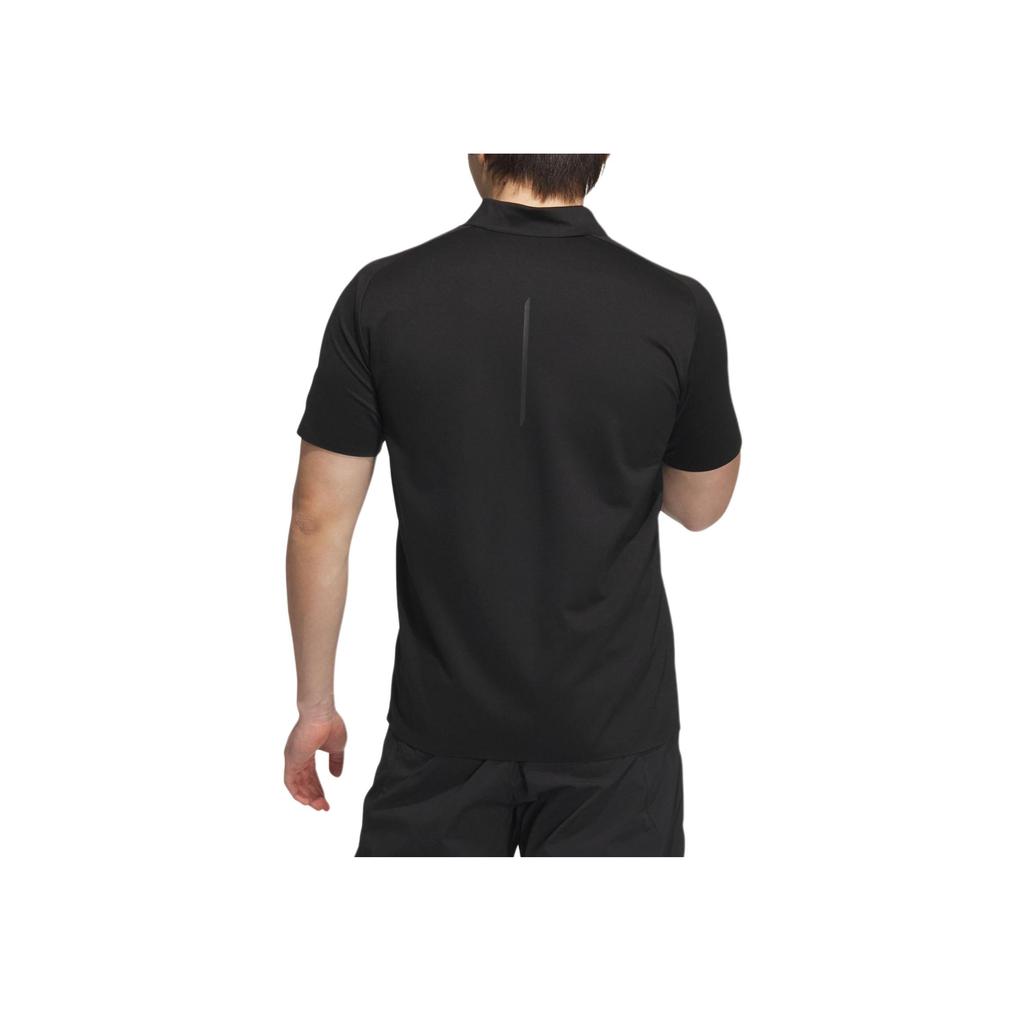 adidas Martial Series Casual Sports Short Sleeve Polo Shirt Men Tops Black JI8700