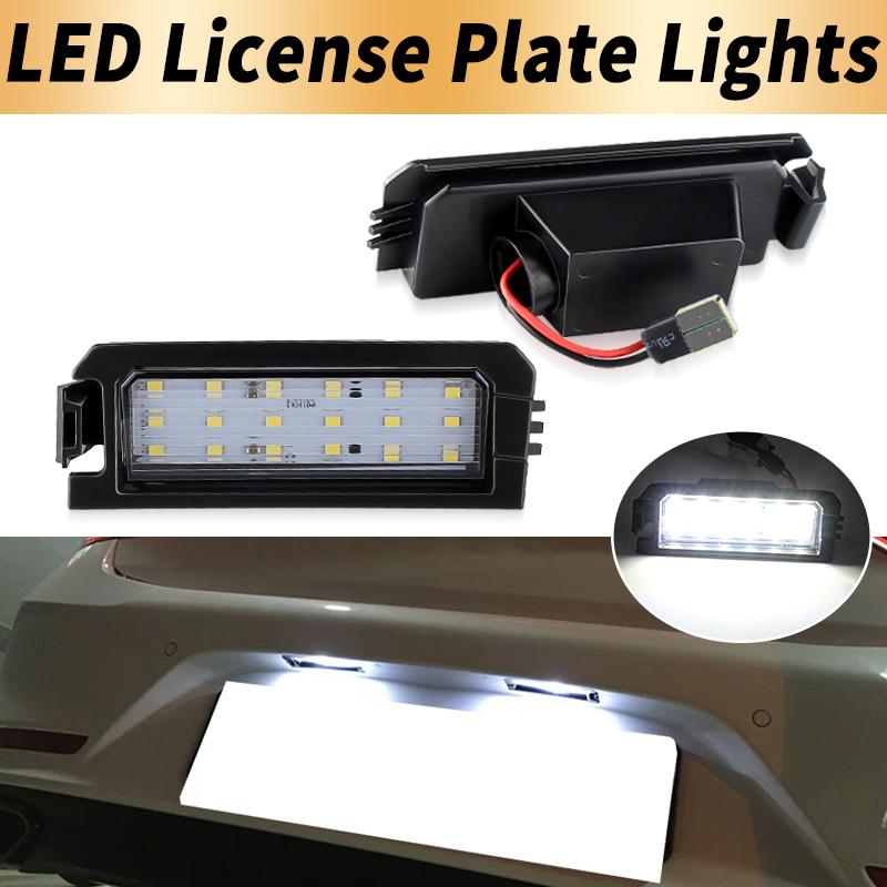 2 Stück 12V LED Kennzeichenleuchten Canbus für Hyundai Venue 20-23 Elantra GT 18-20 i30 16-24 Sonata 18-23 Veloster N 19-22