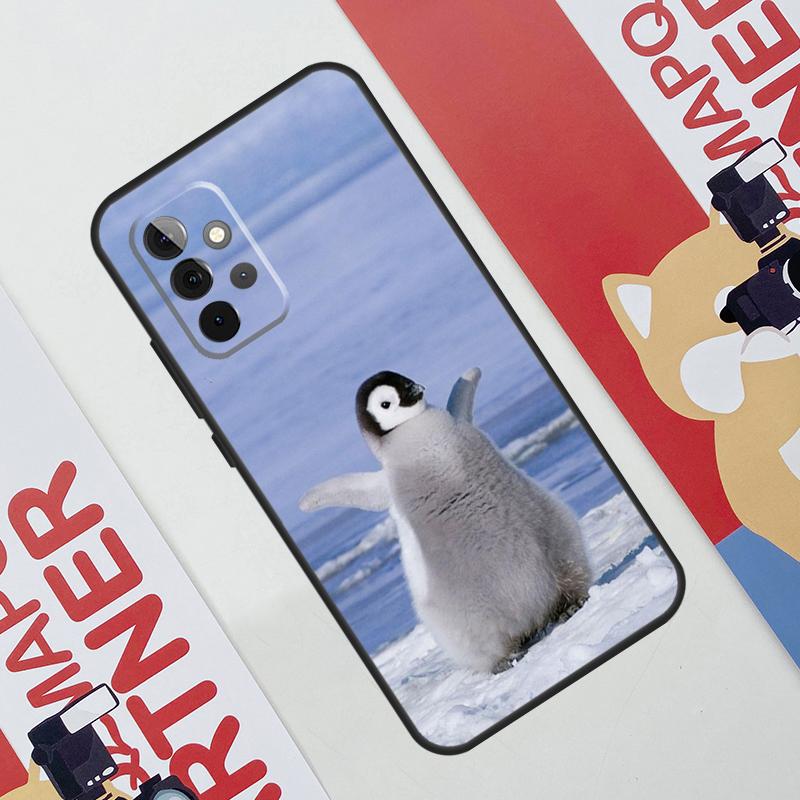 Penguin Snow Arctic Cute Animal Case For Samsung Galaxy A06 A16 A36 A56 A55 A35 A33 A53 A13 A23 A17 A54 A34 A14 A52 A32 A15