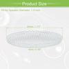 ACROPIX Universal 1.5" Speaker Grille Mesh for Audio Subwoofer 45x4mm Frameless White - Set of 2