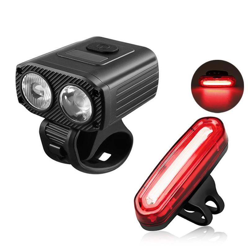 2024 NEW Night Cycling Safety Bicycle Light Bike USB Charge MTB Flashlight Bicycle Headlight for Cycling Bicycle Front Lamp2