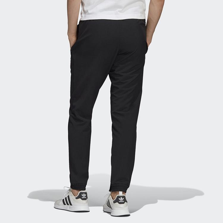 Adidas Originals Trefoil Zip Pocket Joggers Men Bottoms Black FL0020