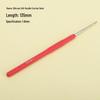 Candy-colored Crochet Hook with Gold-Plated Head - Soft Handle for DIY Sweaters, Shoes, and Hats