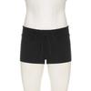European & American Sexy Low-Waist Lace-Up Yoga Shorts: Athletic, Casual Fit