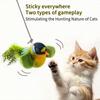 Simulated Bird Cat Toy, Indoor Cat Sports Interactive Bird Toy, Can Make Sounds, Random Tail Pattern