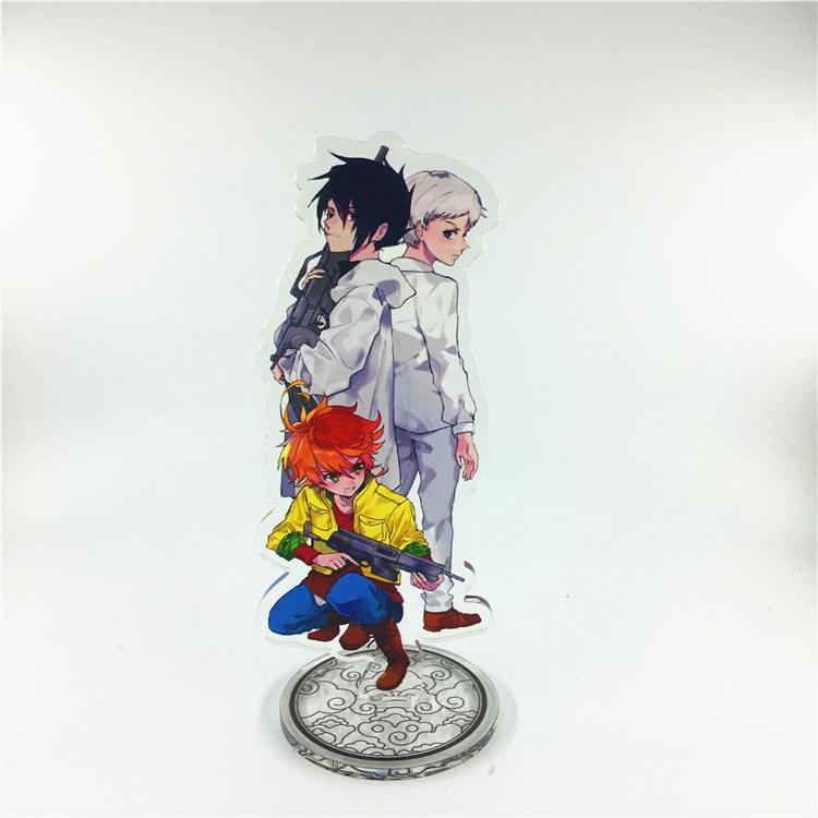 Game Anime The Promised Neverland 15CM Model Acrylic Figure Stand Painted Desk Decor Ornament Gift