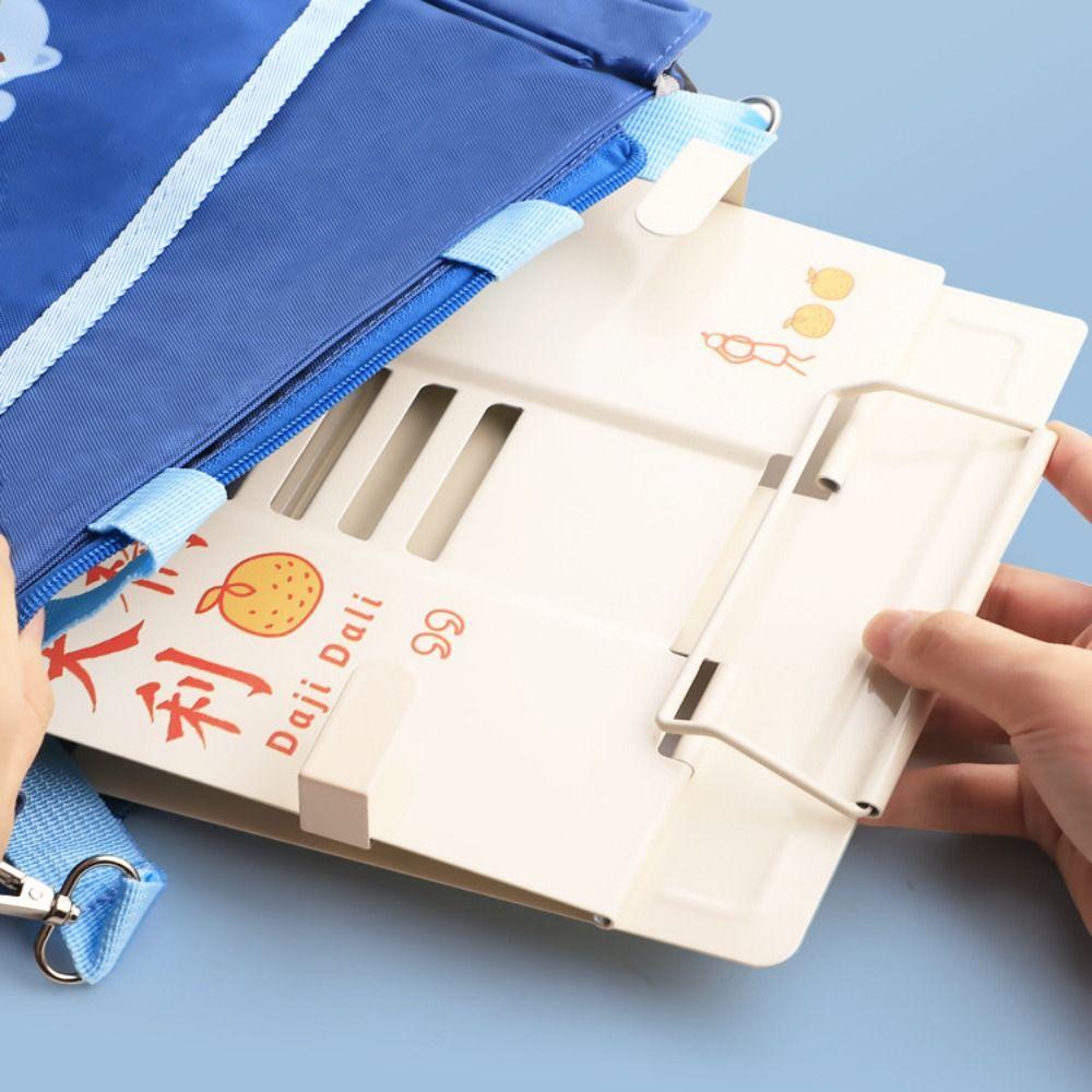 6 Adjustable Positions Desk Book Holder Heavy Duty Metal Music Score Stand Page Clips  Desk Use