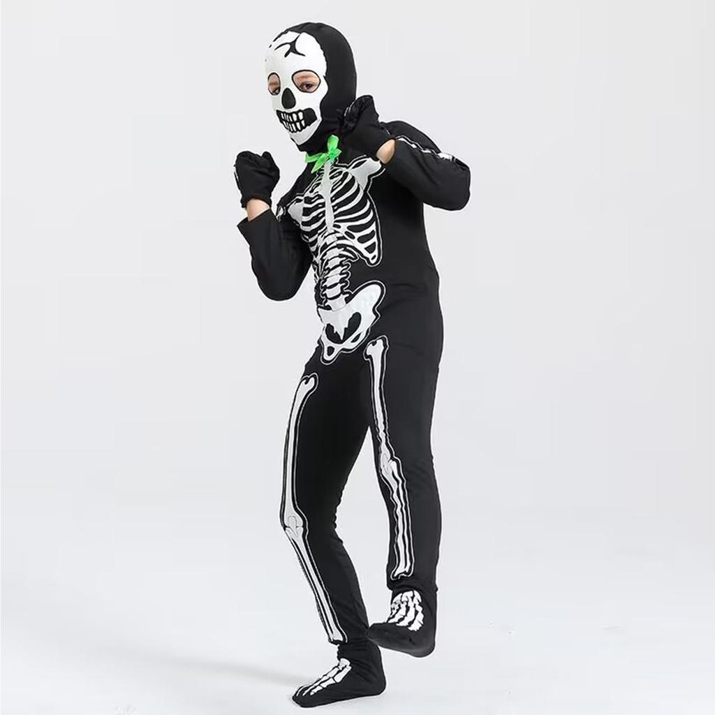 Halloween Children's White Ghost Role Play Costume Stage Ghost Clothes One-piece Party Costume