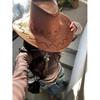 Women's Bohemian Ethnic Style Western Cowboy Sun Hat for Travel