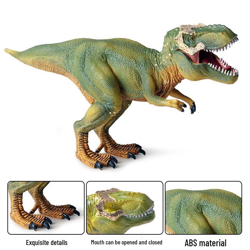 Large Dinosaur Model Toy - Tyrannosaurus Rex & Velociraptor for Children's Learning and Gifts