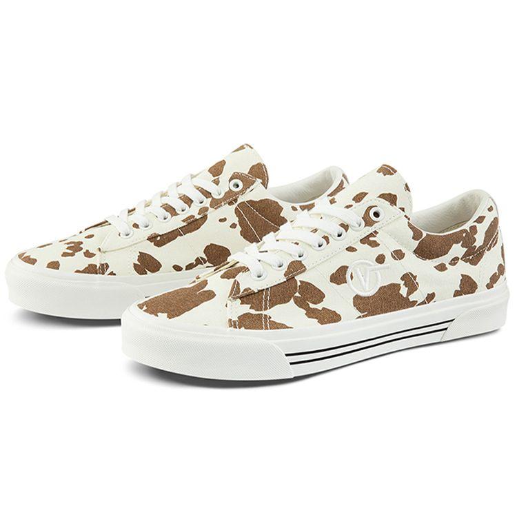 Vans Sid Dx Canvas Low Top Skate Shoes Unisex Sneakers Brown Cow-Print VN0A4BTX41A