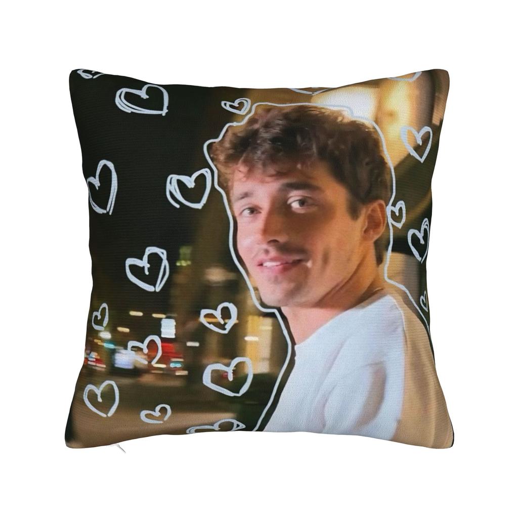 C-Charles Leclerc Pillow Covers Merchandise Soft Cushion Cover Decor  Throw Pillow Case Cover Home Multi Size