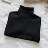 Children's Fashionable Casual Fleece Turtleneck Long-sleeved Top