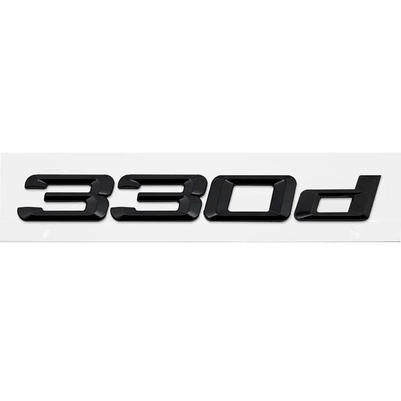 ABS Car Rear Trunk Letters Logo Badge Emblem Sticker For BMW 3 Series 318d 320d 325d 328d 330d 335d E46 E90 E91 F30 F31 F34 G20