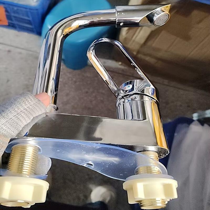 Deck Mounted Cold & Hot Basin Faucet