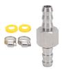 Fuel Pressure Sensor TFitting Adapter Fit for 3/8  Car Quick Connection Fittings