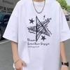 2025 Yaz Snrl Sayda kadn Tshirt izgi Yldz baskl tirt Uygun Kadn Y2K Tee Kadn 90 s Casual Tops