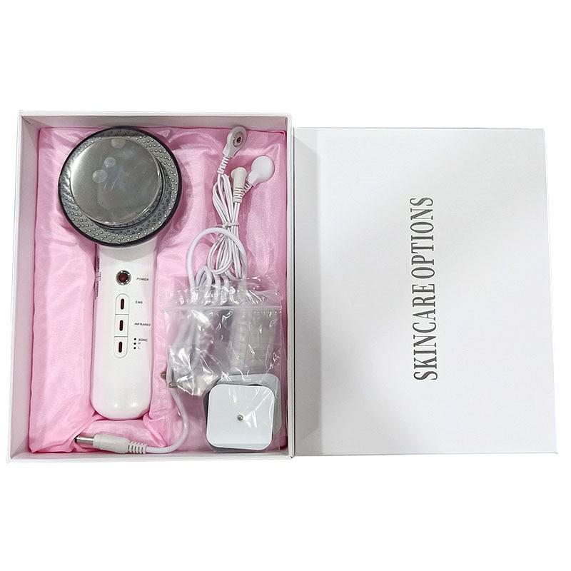 Cross-border 3-in-1 Slimming Instrument: 40k Cavitation, EMS Microcurrent, Ultrasonic Beauty Device for Home Use