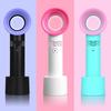 Bladeless Fan 3 Speeds Adjustable Strong Airflow Low Noise Rechargeable Lightweight Portable Desk Cooling Fan
