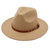 Suit Studio Top Hat Belt Buckle Sir Xu Wenqiang Hat Men And Women Shanghai Beach Felt Hat Wool Hat
