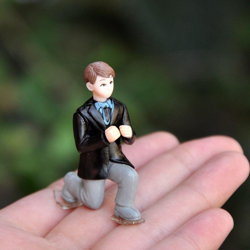 Garten Heimdekoration Bonsai Ornamente Ehe Liebhaber Miniaturen Hochzeits Puppe Paar Figuren