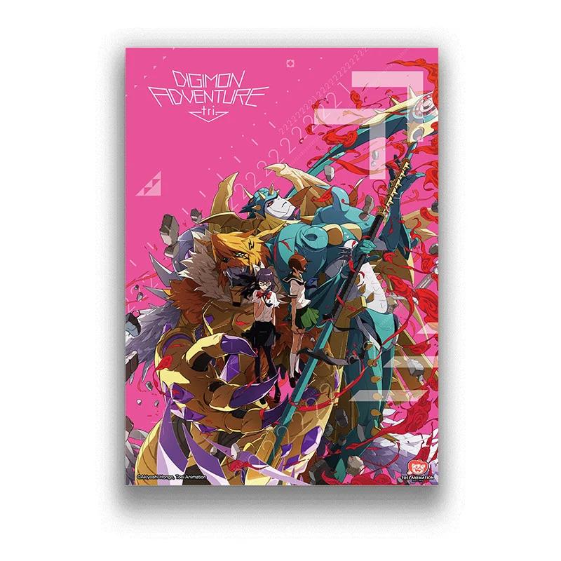 Japan Anime Digimon Adventure Tri Comic Filmdruck Kunst Leinwand Poster Für Wohnzimmer Dekoration Heim Wanddeko Bild
