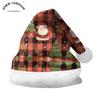 2024 Czapka Mikołaja z dwustronnego polaru z dodatkowym aksamitem dla dorosłych i dzieci z nadrukiem na zamówienie
