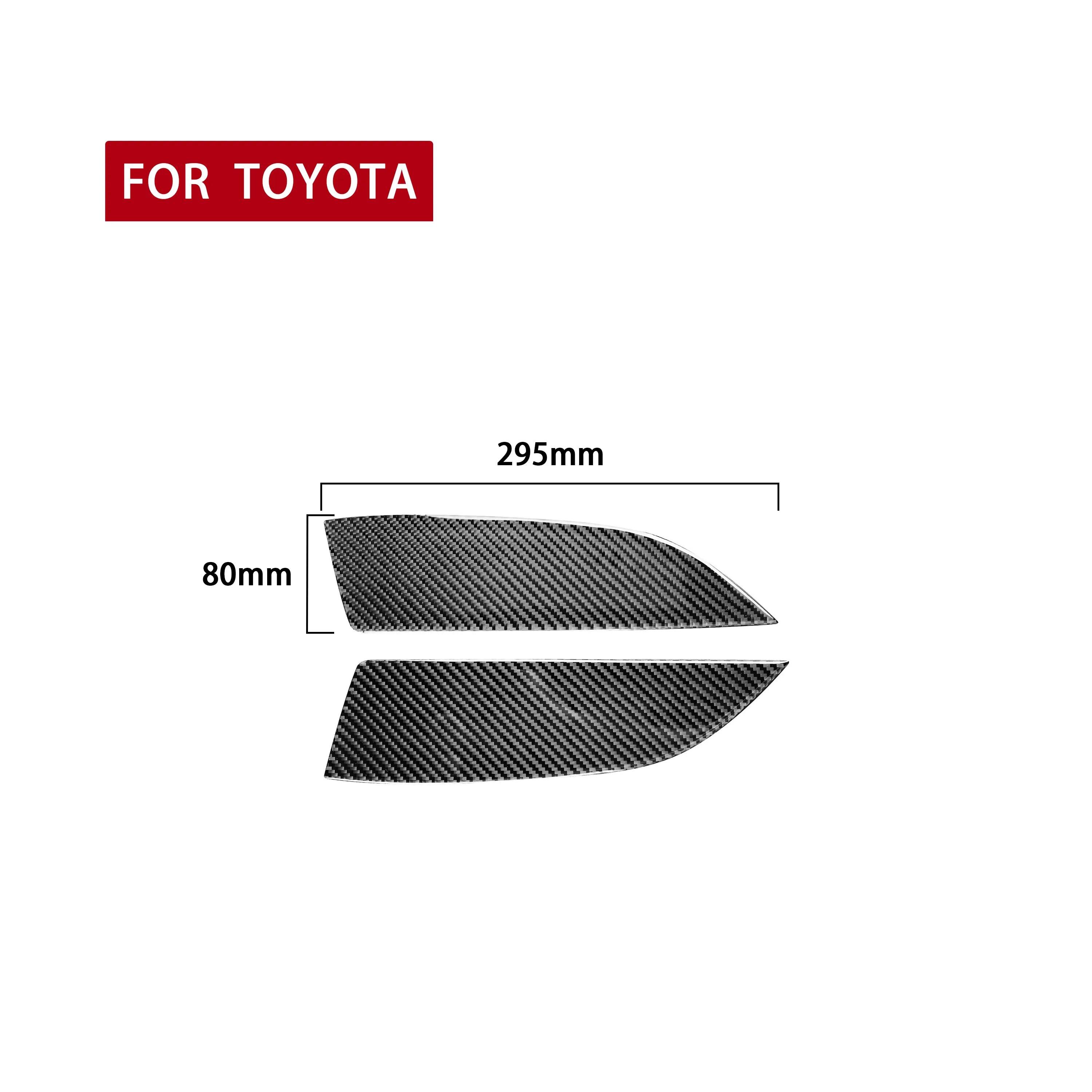 

2 шт. для Subaru BRZ 86 2016-заднее сиденье автомобиля, подлокотник, панель, декоративная наклейка, накладка, автомобильные аксессуары для интерьера, углеродное волокно Carbon Fiber