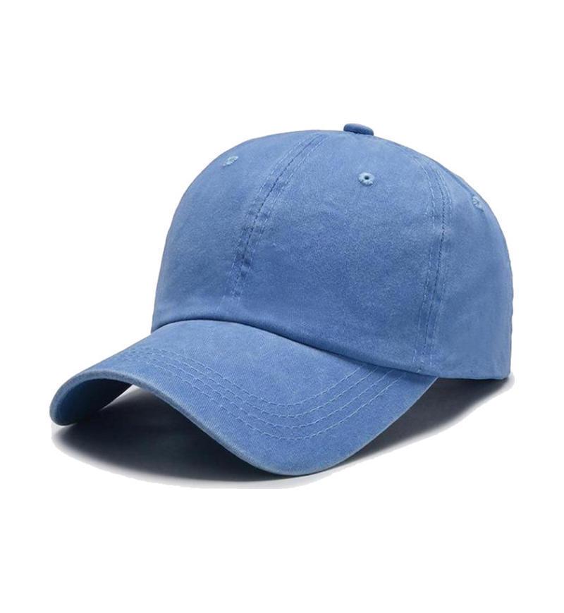 Retro Distressed Embroidered Duckbill Baseball Cap Sunshade for Men