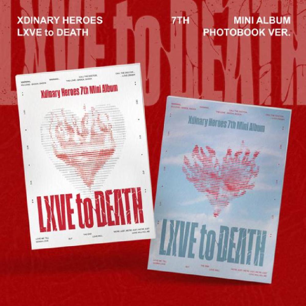 Предзаказ Xdinary Heroes 7-го мини-альбома LXVE to Death версия с фотокнигой. И МАГАЗИН ПОБ Random ver.