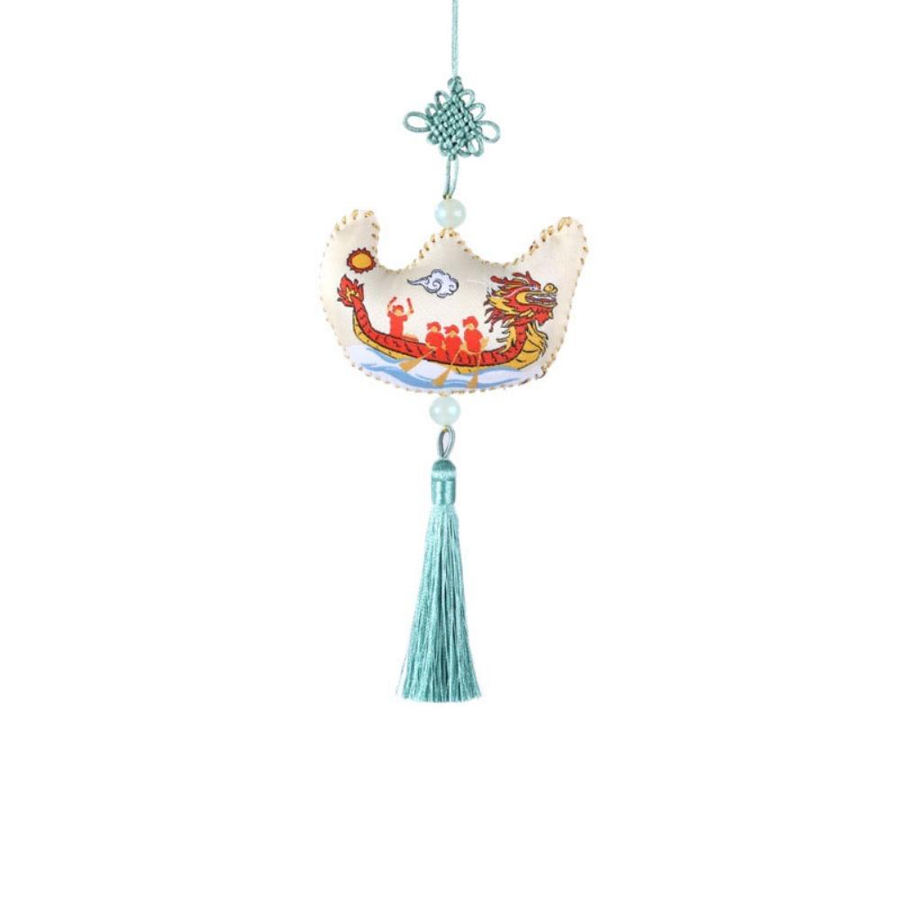 

Flower Embroidery Dragon Boat Festival Sachet Bag Chinese Style Hanging Sachet Pendant Home Decor Style 2