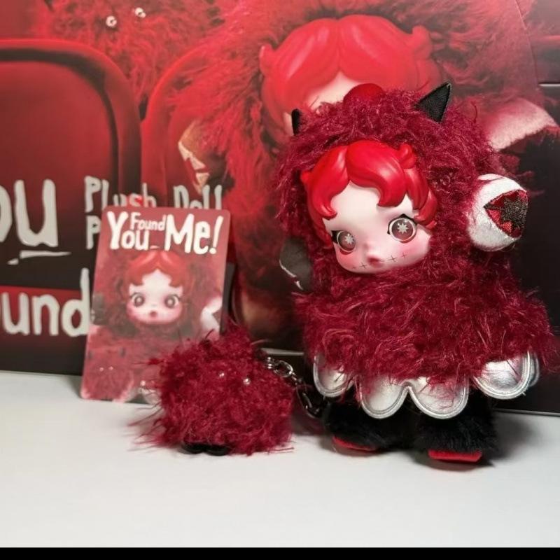 SKULL PANDA JE HEBT ME GEVONDEN Serie Blind Box Gisszak Bureau Decoratie Schattig Model Cadeau Meisje Blindzak Speelgoed Anime Figuur