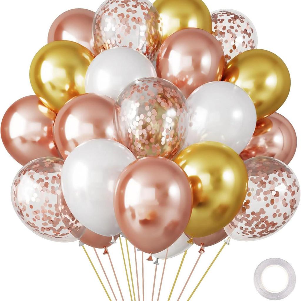 30-Piece Colorful Metal Sequin Balloon Set for Party Decorations
