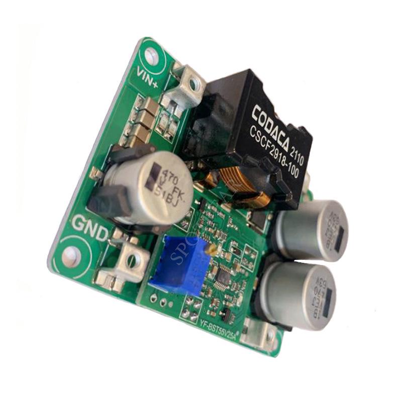 Adjustable DC Boost Module 5-32V Input, 12-52V Output, High Power 18A for 12V/24V/48V Systems
