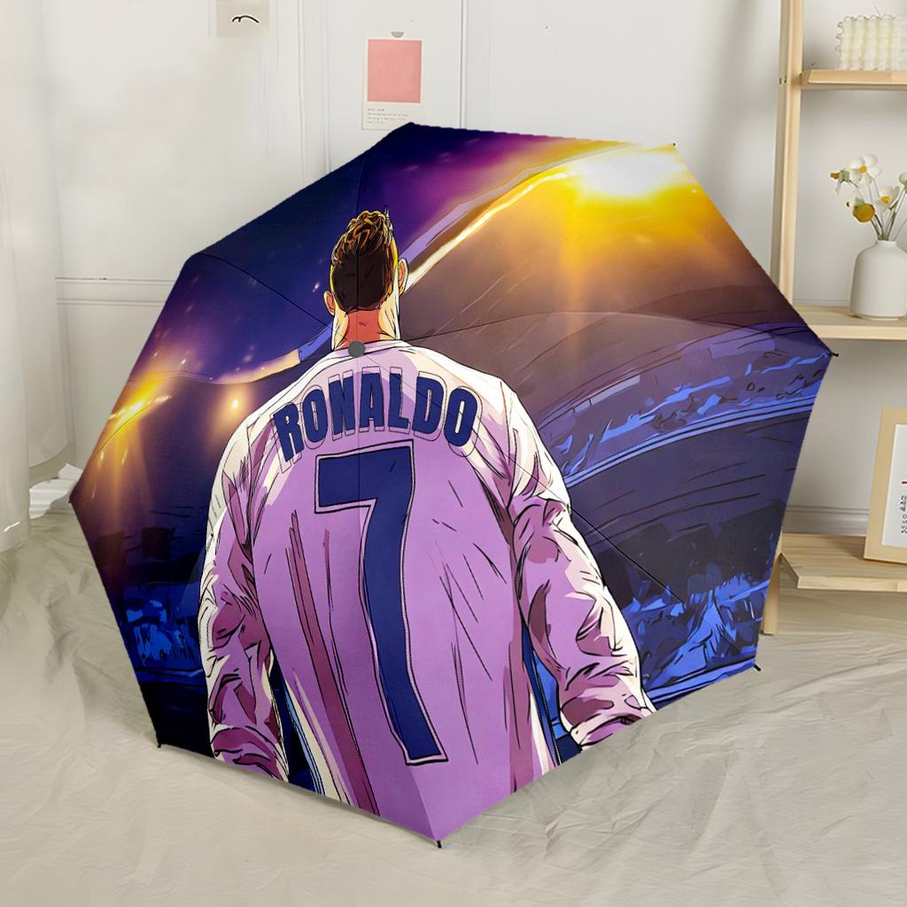 Ronaldo Silence Gesture Automatic Umbrella Retractable Design with 8-Rib Durability Sturdy Construction All-Season Umbrella for Travel